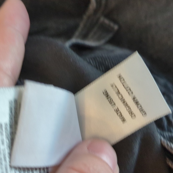 Agolde Cass Baggy Cargo Jean Grunge Black Organic Cotton Sz 33 Gorp Core - Picture 11 of 11